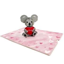 Listing 3 of 5 for Colorpop Koala With Love Heart Card Medium