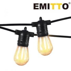 Listing 2 of 5 for 60M Festoon String Lights Christmas Wedding Party Waterproof Outdoor