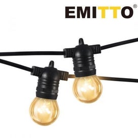 Listing 1 of 4 for 50M Outdoor LED Festoon String Lights Christmas Wedding Party Light