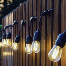Listing 1 of 8 for 30M Garden Outdoor LED Festoon String Lights Xmas Wedding Party Light