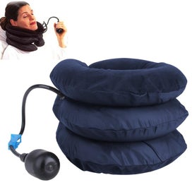 Listing 2 of 5 for Soft Inflatable Neck Traction Device For Pain Relief Dark Blue
