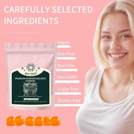 Listing 2 of 6 for Feminine Balance Gummies for Women's-Vital Health - Hawaiian-Pineapple Extract