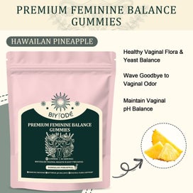 Listing 6 of 6 for Feminine Balance Gummies for Women's-Vital Health - Hawaiian-Pineapple Extract