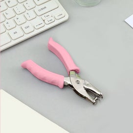 Listing 6 of 7 for Paper Punch 6mm Round Hole Punch - Macaroon Rubberised Punching Pliers - Si