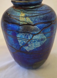 Listing 8 of 18 for <<< EXQUISITE " GARRY NASH '95 " ART GLASS VASE >>>