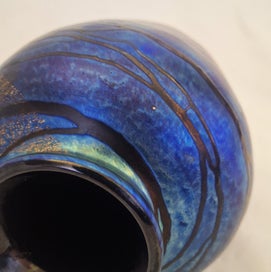 Listing 9 of 18 for <<< EXQUISITE " GARRY NASH '95 " ART GLASS VASE >>>