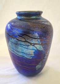 Listing 18 of 18 for <<< EXQUISITE " GARRY NASH '95 " ART GLASS VASE >>>