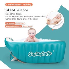 Listing 3 of 13 for Inflatable Baby Bath Tub | Portable & Soft 0-5 Yrs
