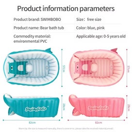 Listing 5 of 13 for Inflatable Baby Bath Tub | Portable & Soft 0-5 Yrs