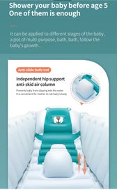Listing 8 of 13 for Inflatable Baby Bath Tub | Portable & Soft 0-5 Yrs