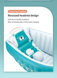 Listing 9 of 13 for Inflatable Baby Bath Tub | Portable & Soft 0-5 Yrs