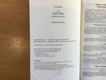 Listing 2 of 14 for Buk Baibel- The Bible in Tok Pisin (Papua New Guinea)