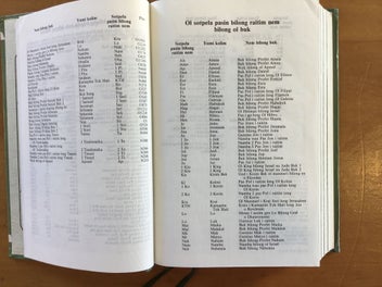 Listing 3 of 14 for Buk Baibel- The Bible in Tok Pisin (Papua New Guinea)