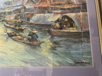 Listing 2 of 4 for Oil painting with signature L89cm H65cm