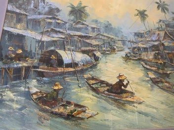 Listing 4 of 4 for Oil painting with signature L89cm H65cm