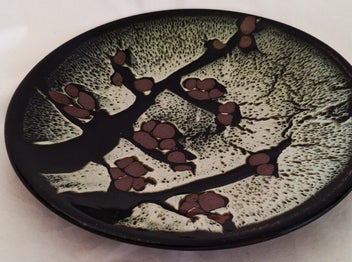 Listing 17 of 19 for +++ EXQUISITE POTTERY CHARGER/FOOTED PLATE +++