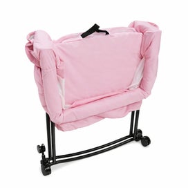 Listing 11 of 13 for Luna Portable Compact Folding Baby Bassinet with Canopy and Locking Wheels