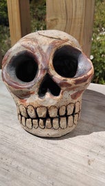 Listing 4 of 6 for NZ art Ceramic Skull