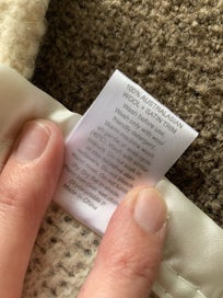 Listing 5 of 5 for Teeny Weeny 100% Wool Bassinet Blanket