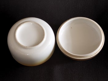 Listing 5 of 5 for A) VINTAGE NORITAKE TRINKET BOX – “WINDMILL BY THE LAKE”