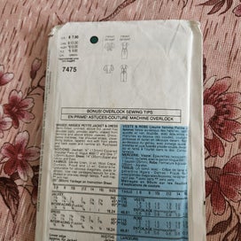 Listing 4 of 6 for Vintage retro vogue sewing patterns very easy jacket dress new evening wear