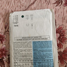 Listing 6 of 6 for Vintage retro vogue sewing patterns very easy jacket dress new evening wear