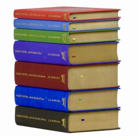 Listing 2 of 18 for Harry Potter; Complete Set, Genuine, Gold Foil Deluxe First Editions On Offer.