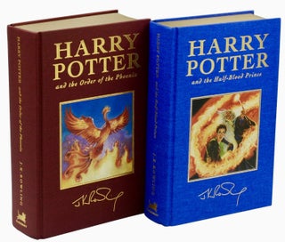 Listing 7 of 18 for Harry Potter; Complete Set, Genuine, Gold Foil Deluxe First Editions On Offer.