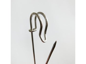 Listing 6 of 10 for 30 Pcs/Set Large Metal Safety Pins Silver Color Pins For Jewelry Crafts DIY