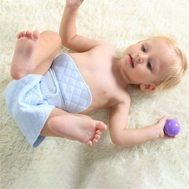 Listing 3 of 7 for 8Pcs Baby Diapers 6 Layer Soft Cotton Cloth Reusable Water-absorbent Nappy