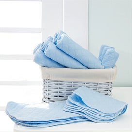 Listing 6 of 7 for 8Pcs Baby Diapers 6 Layer Soft Cotton Cloth Reusable Water-absorbent Nappy
