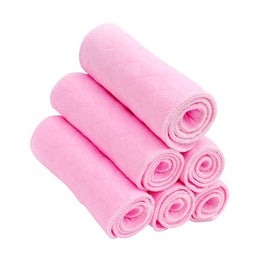 Listing 4 of 8 for 8Pcs Baby Diapers 6 Layer Soft Cotton Cloth Reusable Water-absorbent Nappy