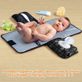 Listing 3 of 7 for Baby Nappy Changing Mat Waterproof Newborn Diaper Changing Pad with Head Cu