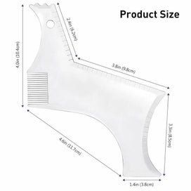 Listing 3 of 3 for 2PCS Beard Shaping Tool, Mustache Styling Template for Precise Grooming