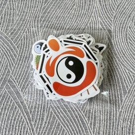 Listing 6 of 8 for Tai Chi & Martial Arts Waterproof Vinyl Sticker Pack - 50pc (Kung Fu Fitness)