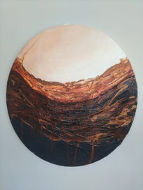 Listing 4 of 5 for Copper Colours original - by kiwi artist