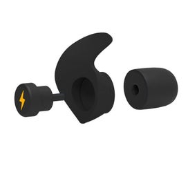 Listing 2 of 3 for 3-Layer Reusable Silicone Ear Plugs Noise Cancelling 5 Pairs Replacement Black