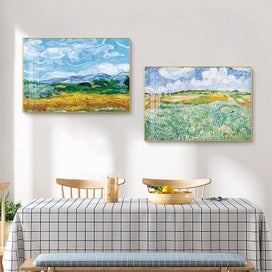 Listing 2 of 4 for Framed Canvas Art Prints - Van Gogh, Monet, Famous Paintings - Multiple Sizes