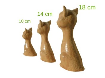 Listing 2 of 3 for Sylvac Whimsical Cats x3 Graduated