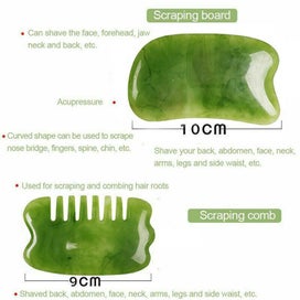 Listing 4 of 10 for Resin Gua Sha Facial Body Massage Board Tools
