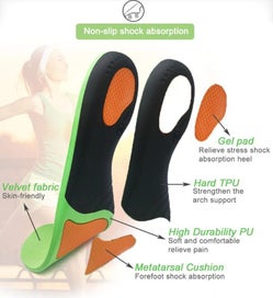Listing 6 of 13 for Mens Orthotic Insole Arch Support