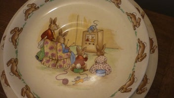 Listing 4 of 4 for ROYAL DOULTON BUNNYKINS CUP,SAUCER & PLATE