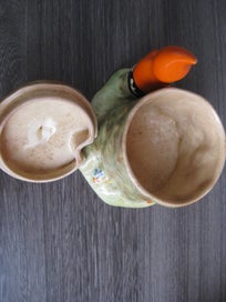 Listing 4 of 8 for Crown Devon gnome lidded sugar bowl