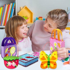 Listing 9 of 10 for 8Pcs First Sewing Kit for Kids DIY Felt Sewing Kit Preschool Educational To