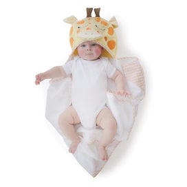 Listing 3 of 5 for Bubba Blue Zoo Animal Giraffe Hooded Baby Newborn Infant Plush Bath Drying Towel