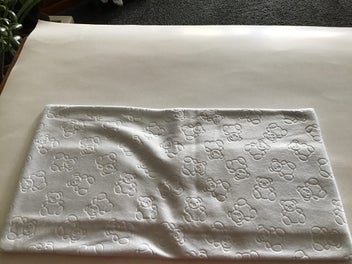 Listing 2 of 3 for BLUE BUNNY Pale Blue Boys Bassinet Blanket
