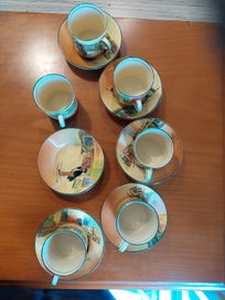 Listing 2 of 3 for Royal Doulton “Dickens Ware” Six Cups and Six Saucers – England