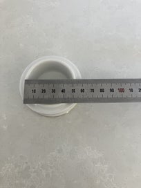 Listing 15 of 16 for Antique Cream/Paste/Ointment Pot with Handpainted Lid