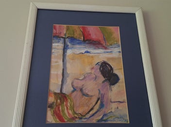 Listing 8 of 15 for <<< ORIGINAL SIGNED "EMMERSON '01 - BEACH BODY SERIES " PAINTING >>>