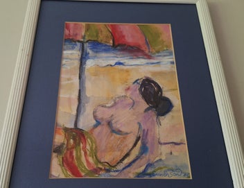 Listing 9 of 15 for <<< ORIGINAL SIGNED "EMMERSON '01 - BEACH BODY SERIES " PAINTING >>>